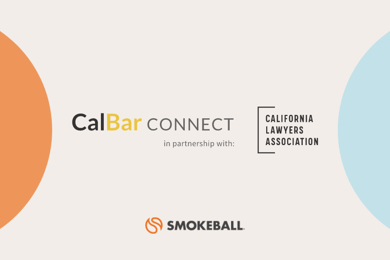 Announcing New Benefit Partnership Smokeball and the CalBar Connect